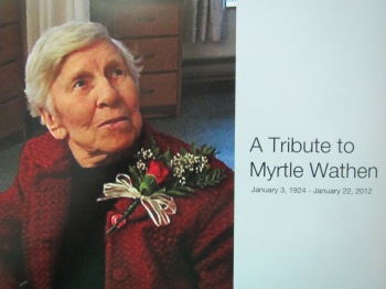 A Tribute to Myrtle Wathen